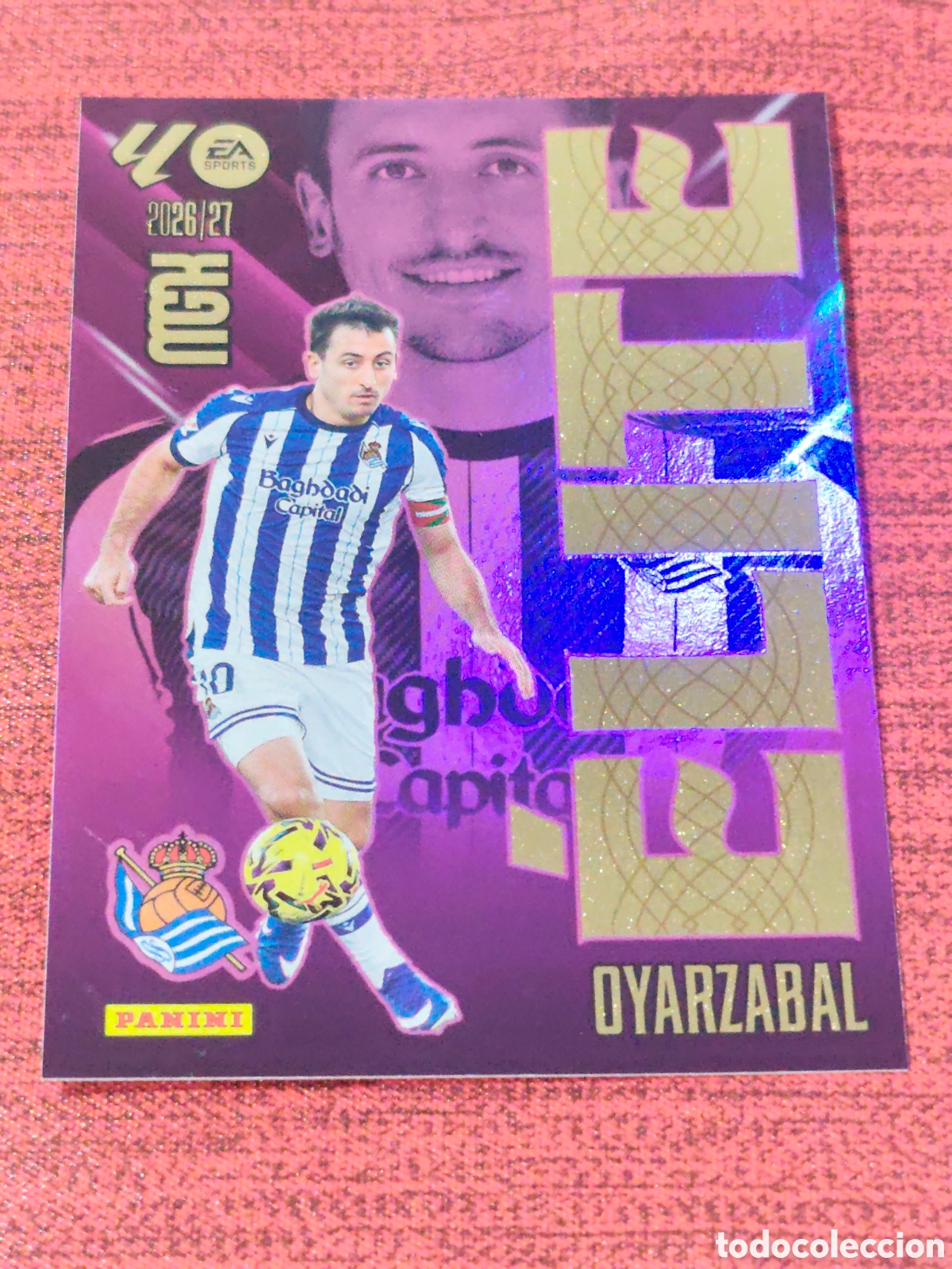Cromos de f&uacute;tbol: &Eacute;LITE 13 OYARZABAL REAL SOCIEDAD MEGACRACKS 2026 2027