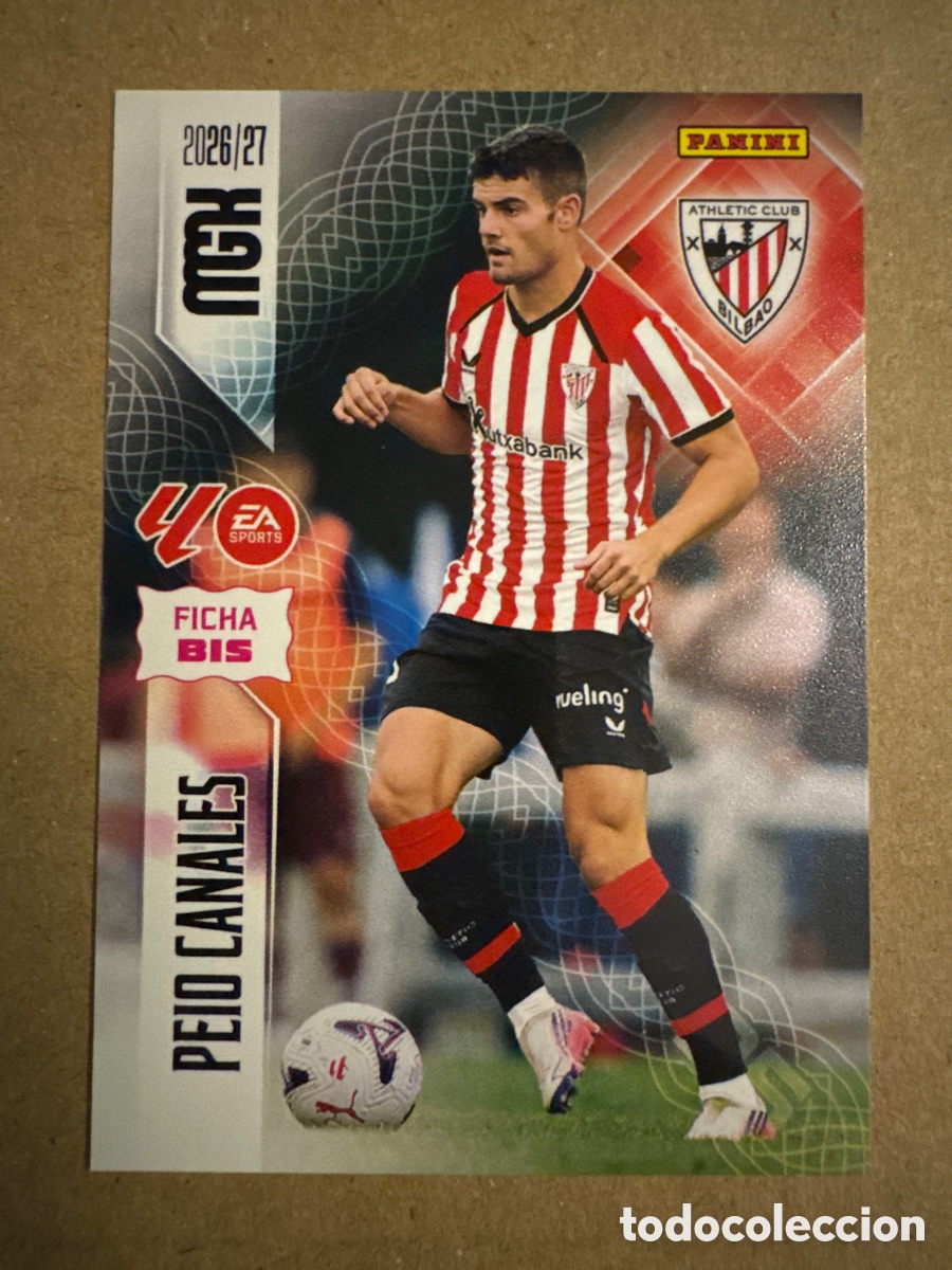 Cromos de f&uacute;tbol: # BIS 47 Peio Canales Athletic Club Bilbao Megacracks 26 27 2026 2027 2 Segunda 2a 2&ordf; Edici&oacute;n
