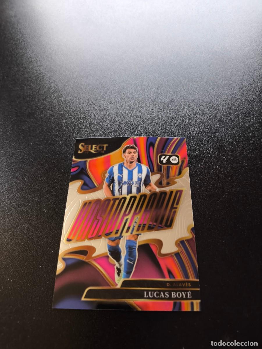 Cromos de f&uacute;tbol: UN4 Lucas Boye ALAVES UNSTOPPABLE PANINI SELECT LA LIGA 25 26 2025 2026 NO ESTE MEGACRACKS MGK