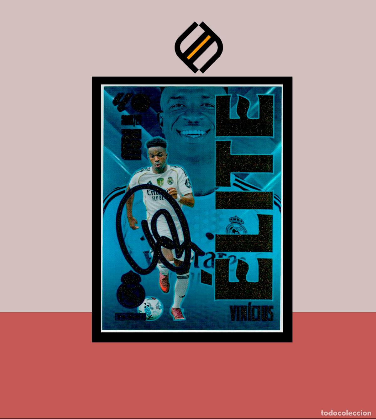 Cromos de f&uacute;tbol: MEGACRACKS 2026 2027 26 27 PANINI P 18 VIN&Iacute;CIUS REAL MADRID &Eacute;LITE COLECCI&Oacute;N ALB&Uacute;M MGK POWER