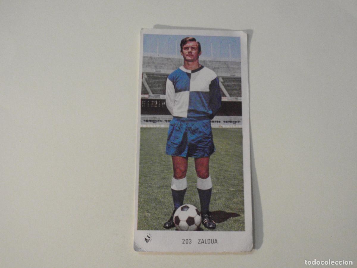 Cromos de f&uacute;tbol: Cromo de f&uacute;tbol 203 ZALDUA (Sabadell) Liga 1971 1972 RUIROMER - RUIZ ROMERO 71 72