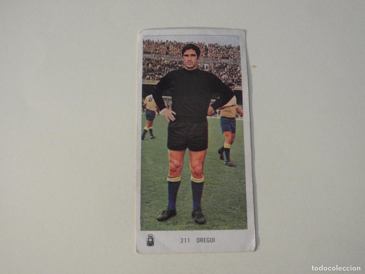 Cromos de f&uacute;tbol: Cromo de f&uacute;tbol 211 OREGUI (Las Palmas) Liga 1971 1972 RUIROMER - RUIZ ROMERO 71 72