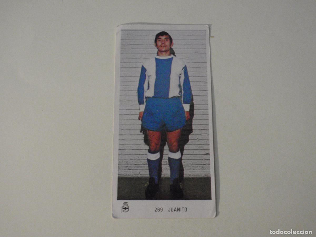 Cromos de f&uacute;tbol: Cromo de f&uacute;tbol 269 JUANITO (Deportivo de La Coru&ntilde;a) Liga 1971 1972 RUIROMER - RUIZ ROMERO 71 72