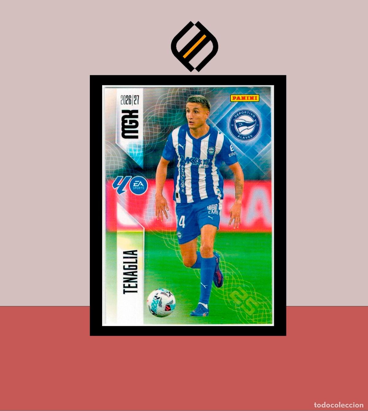 Cromos de f&uacute;tbol: MEGACRACKS 2026 2027 26 27 PANINI N&ordm; 23 TENAGLIA DEPORTIVO ALAV&Eacute;S COLECCI&Oacute;N ALB&Uacute;M MGK