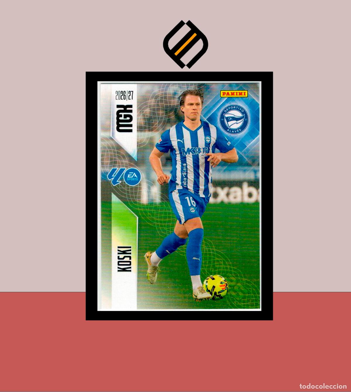 Cromos de f&uacute;tbol: MEGACRACKS 2026 2027 26 27 PANINI N&ordm; 24 KOSKI DEPORTIVO ALAV&Eacute;S COLECCI&Oacute;N ALB&Uacute;M MGK