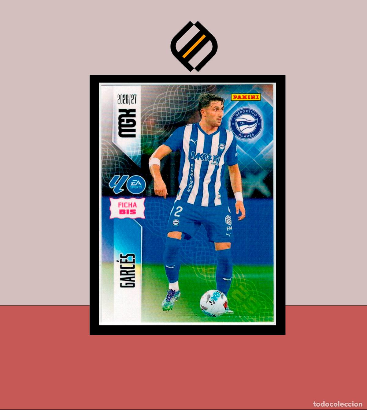 Cromos de f&uacute;tbol: MEGACRACKS 2026 2027 26 27 PANINI N&ordm; 25 BIS GARC&Eacute;S COLOCA DEPORTIVO ALAV&Eacute;S COLECCI&Oacute;N ALB&Uacute;M MGK