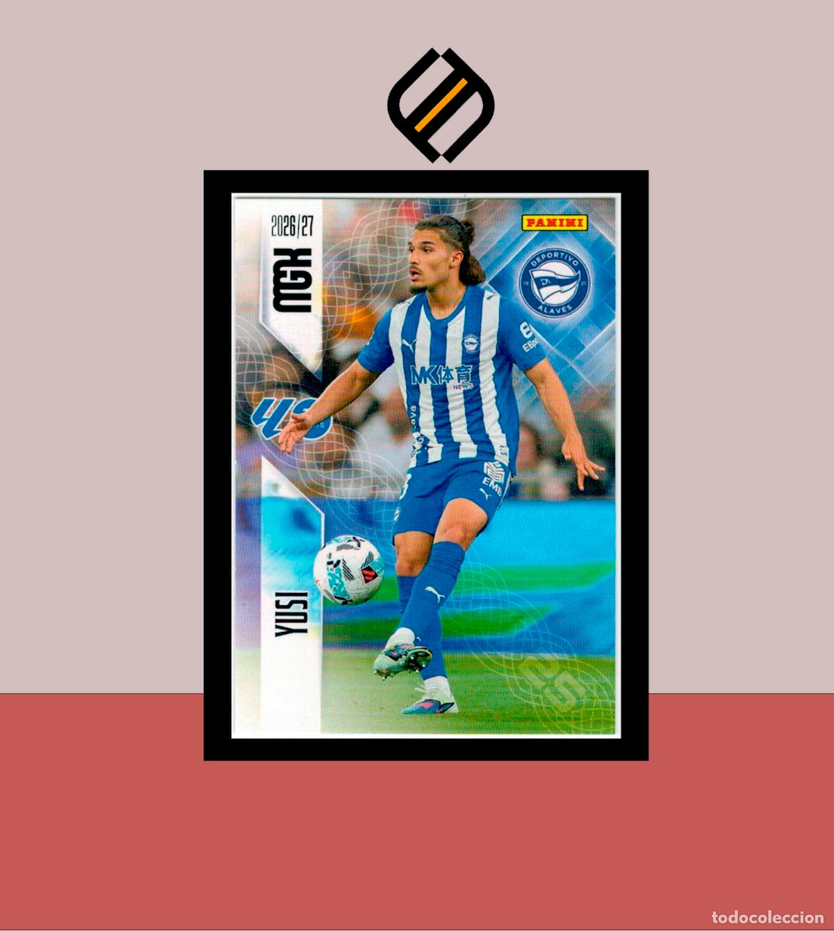 Cromos de f&uacute;tbol: MEGACRACKS 2026 2027 26 27 PANINI N&ordm; 26 YUSI DEPORTIVO ALAV&Eacute;S COLECCI&Oacute;N ALB&Uacute;M MGK
