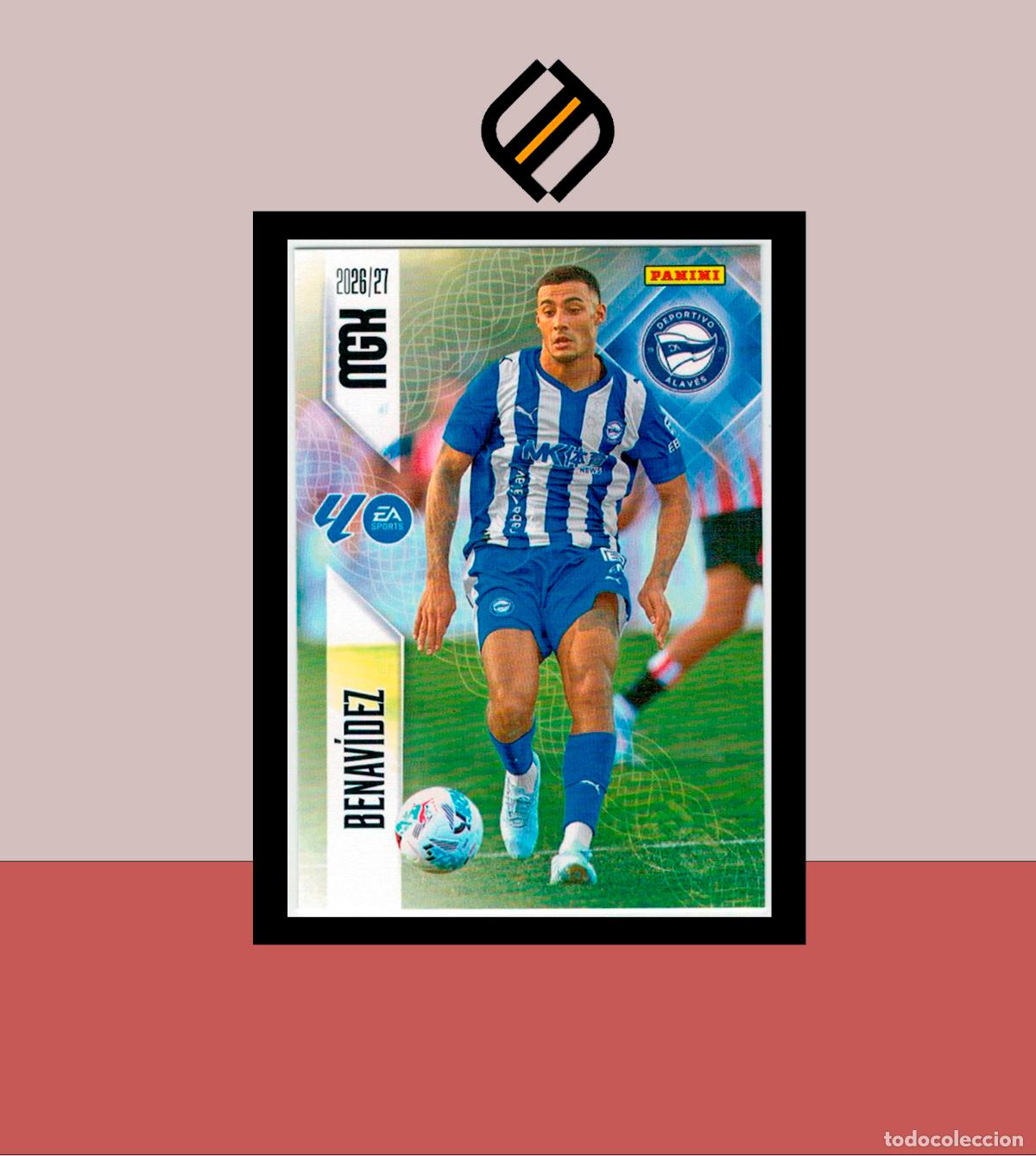 Cromos de f&uacute;tbol: MEGACRACKS 2026 2027 26 27 PANINI N&ordm; 27 BENAV&Iacute;DEZ DEPORTIVO ALAV&Eacute;S COLECCI&Oacute;N ALB&Uacute;M MGK
