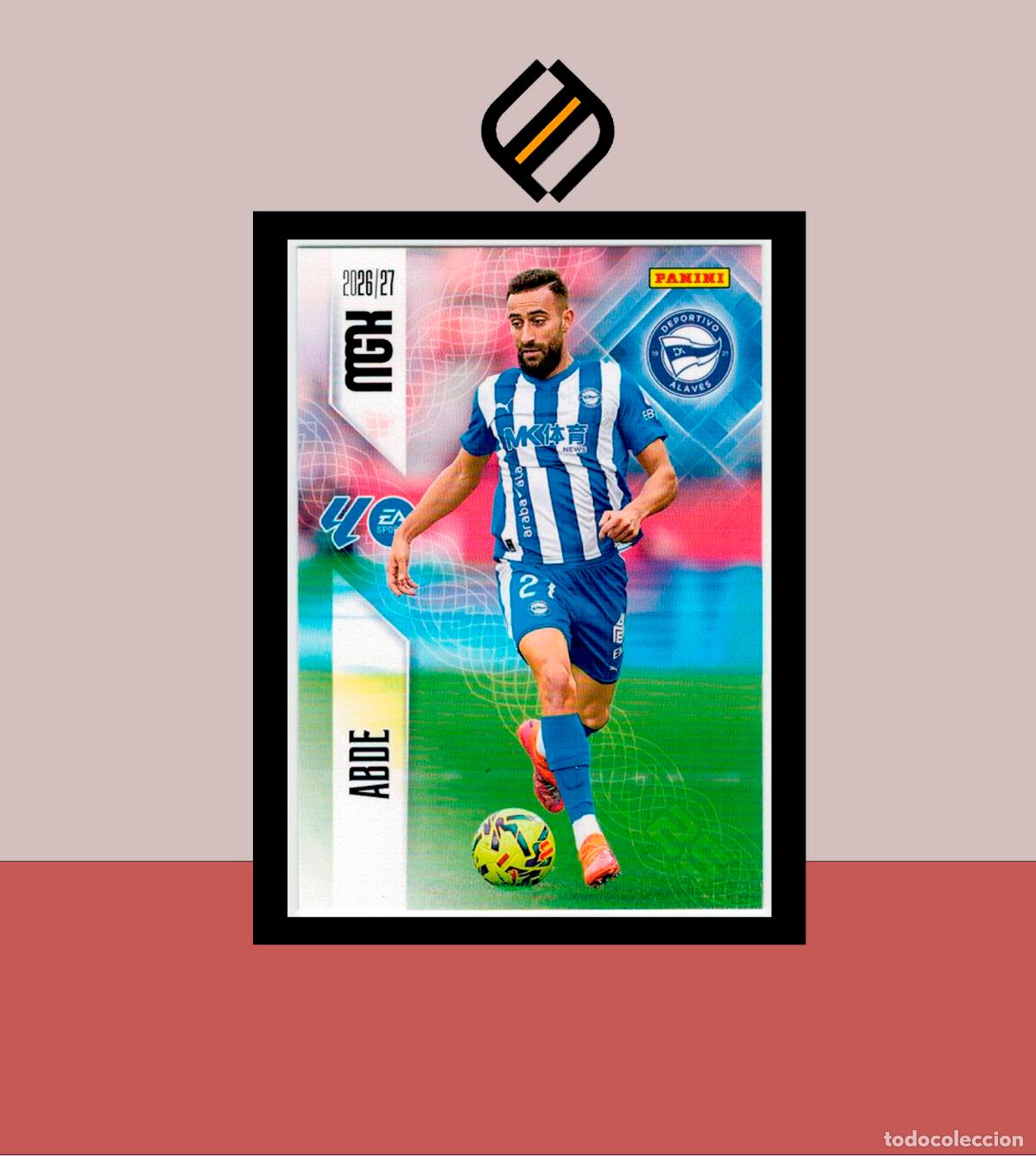 Cromos de f&uacute;tbol: MEGACRACKS 2026 2027 26 27 PANINI N&ordm; 34 ABDE DEPORTIVO ALAV&Eacute;S COLECCI&Oacute;N ALB&Uacute;M MGK