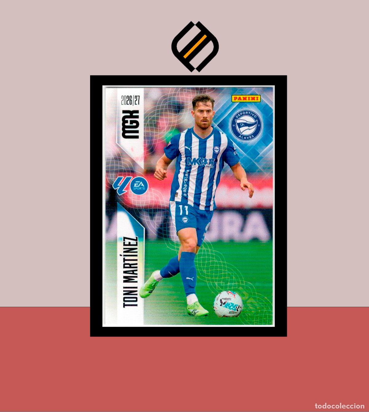 Cromos de f&uacute;tbol: MEGACRACKS 2026 2027 26 27 PANINI N&ordm; 35 TONI MART&Iacute;NEZ DEPORTIVO ALAV&Eacute;S COLECCI&Oacute;N ALB&Uacute;M MGK