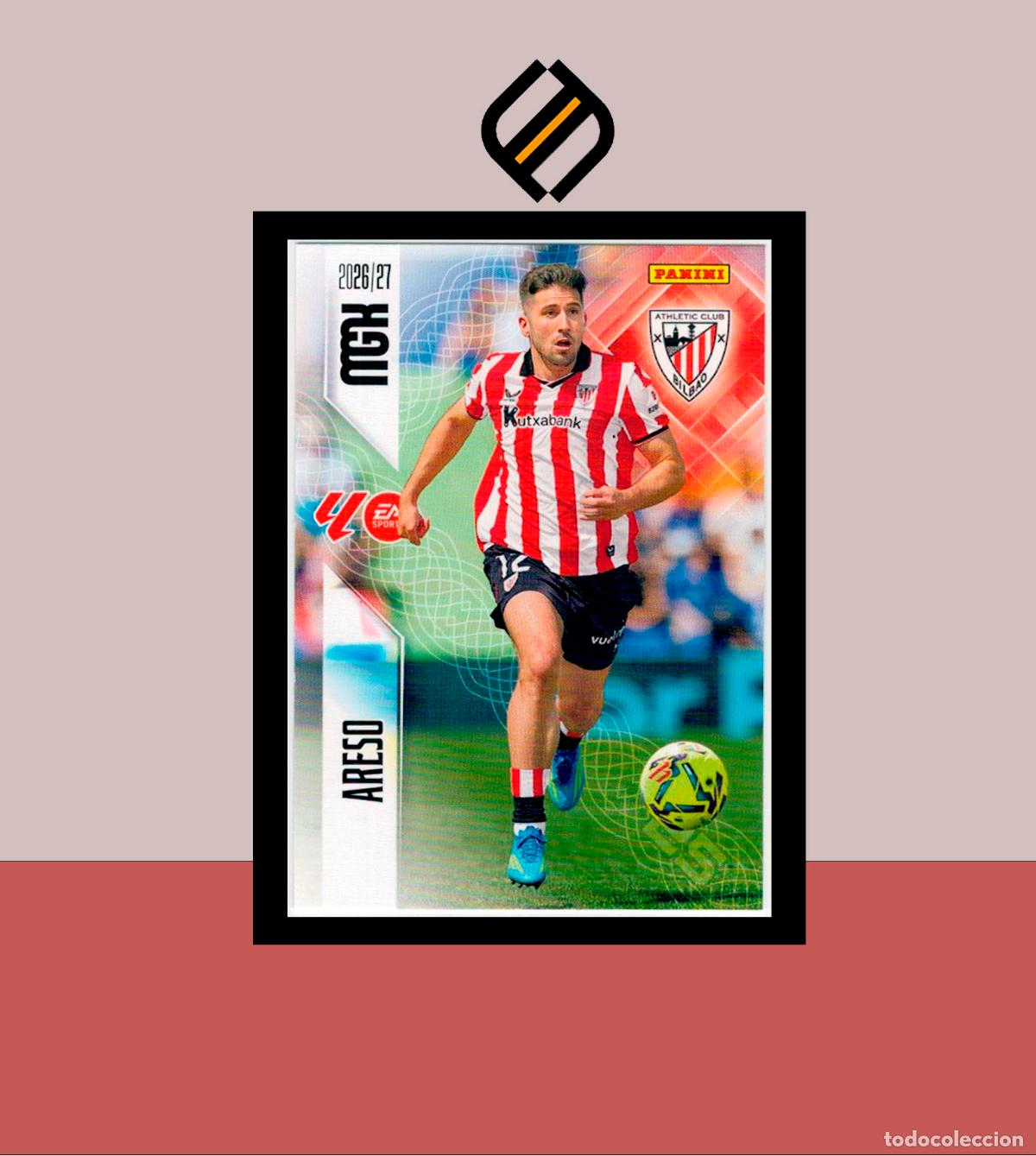 Fu&szlig;ball-Sticker: MEGACRACKS 2026 2027 26 27 PANINI N&ordm; 40 ARESO ATHLETIC CLUB BILBAO COLECCI&Oacute;N ALB&Uacute;M MGK