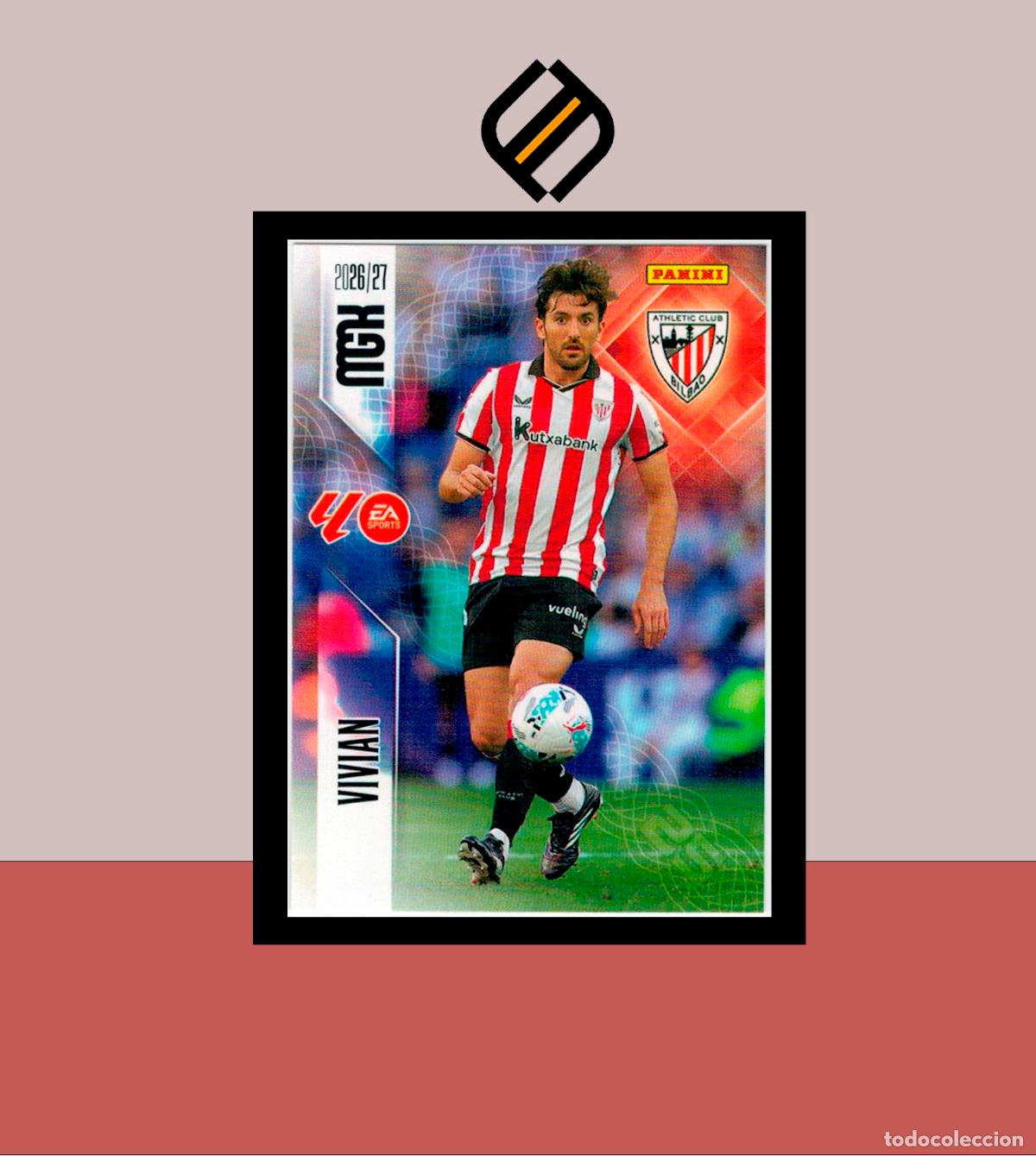 Fu&szlig;ball-Sticker: MEGACRACKS 2026 2027 26 27 PANINI N&ordm; 41 VIVIAN ATHLETIC CLUB BILBAO COLECCI&Oacute;N ALB&Uacute;M MGK