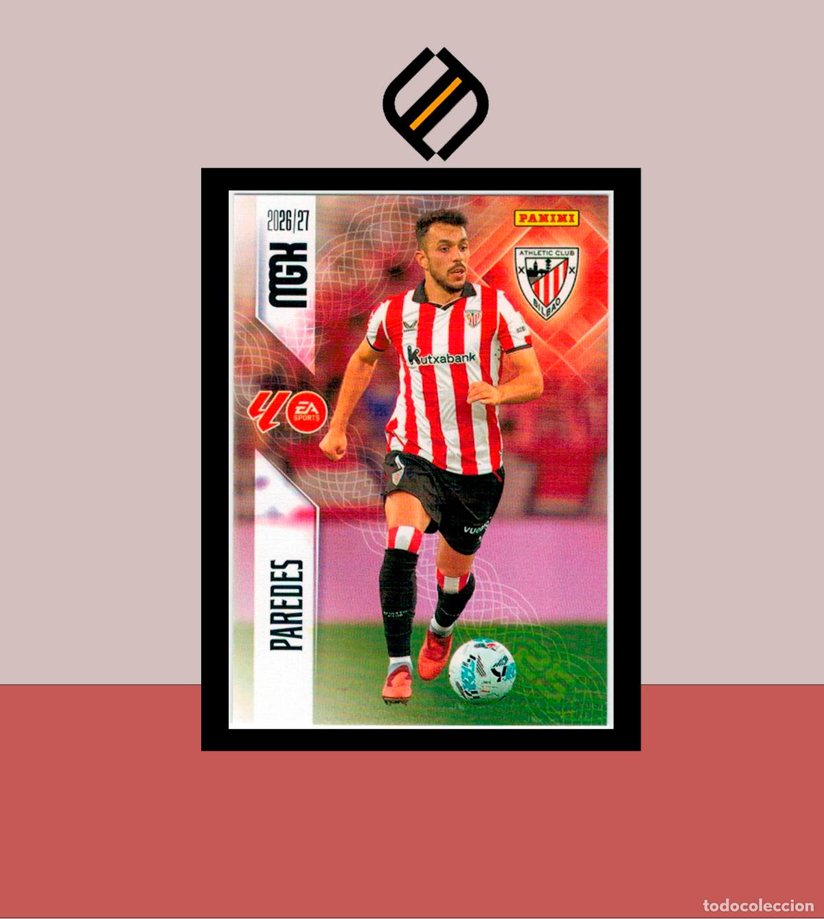 Fu&szlig;ball-Sticker: MEGACRACKS 2026 2027 26 27 PANINI N&ordm; 42 PAREDES ATHLETIC CLUB BILBAO COLECCI&Oacute;N ALB&Uacute;M MGK
