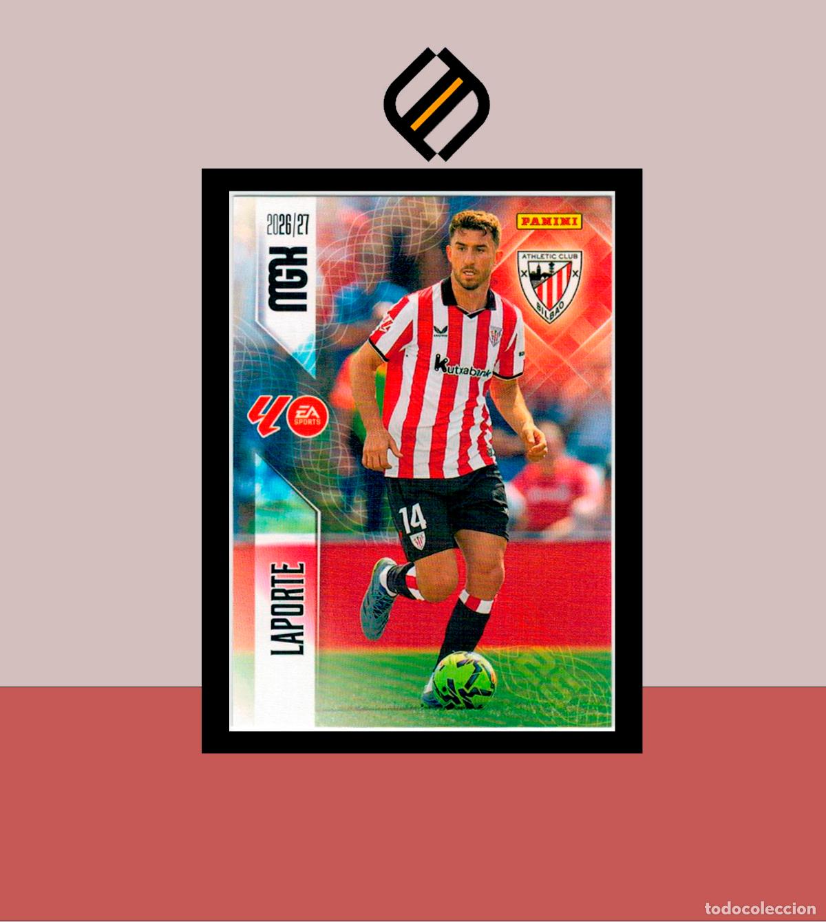 Fu&szlig;ball-Sticker: MEGACRACKS 2026 2027 26 27 PANINI N&ordm; 43 LAPORTE ATHLETIC CLUB BILBAO COLECCI&Oacute;N ALB&Uacute;M MGK