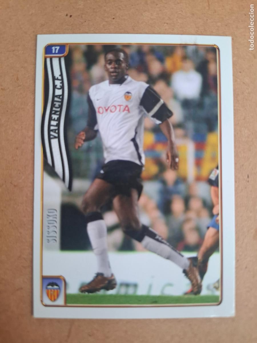 Fu&szlig;ball-Sticker: MUNDICROMO 2004 2005 04 05 - 17 SISSOKO ( CORREGIDO ) - VALENCIA CF