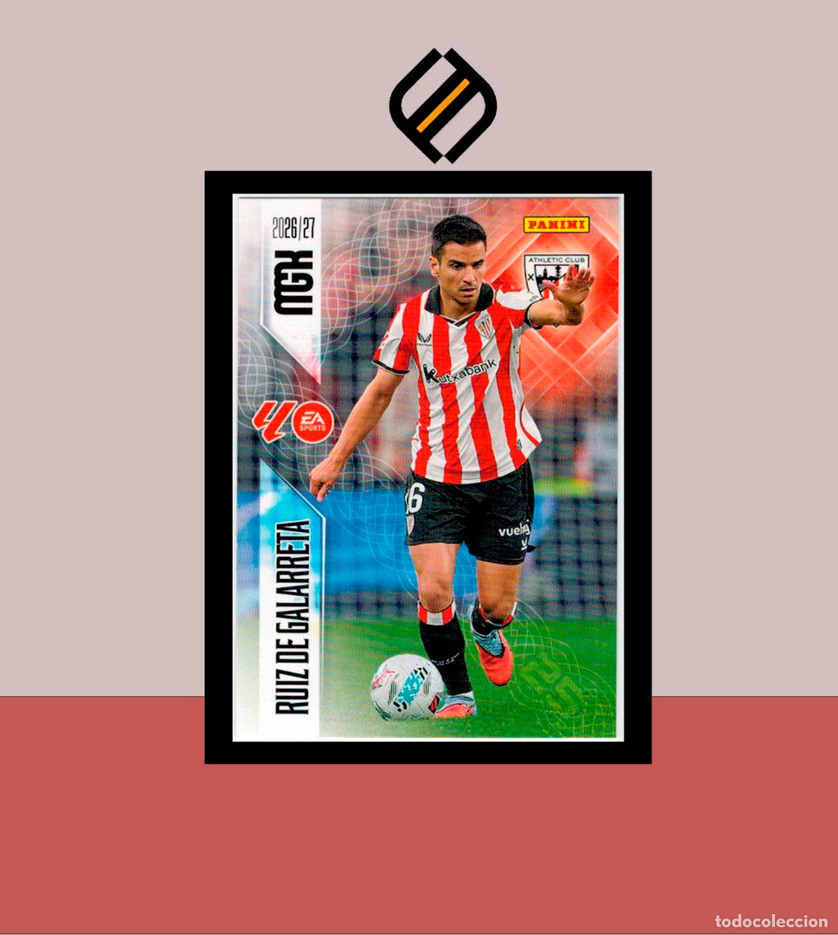 Football Stickers: MEGACRACKS 2026 2027 26 27 PANINI N&ordm; 45 RUIZ DE GALARRETA ATHLETIC CLUB BILBAO COLECCI&Oacute;N ALB&Uacute;M MGK