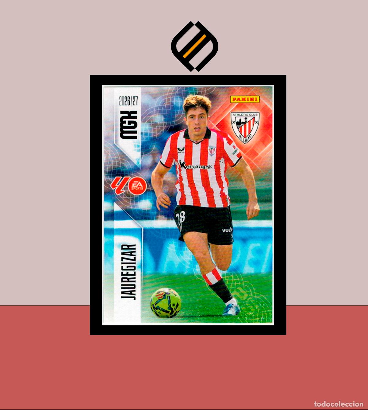 Football Stickers: MEGACRACKS 2026 2027 26 27 PANINI N&ordm; 46 JAUREGIZAR ATHLETIC CLUB BILBAO COLECCI&Oacute;N ALB&Uacute;M MGK