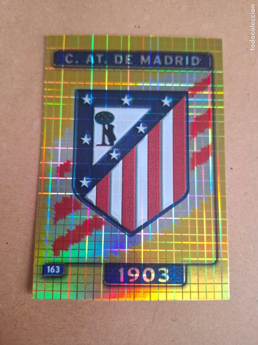 Football Stickers: MUNDICROMO 2004 2005 04 05 - 163 ESCUDO - AT. MADRID