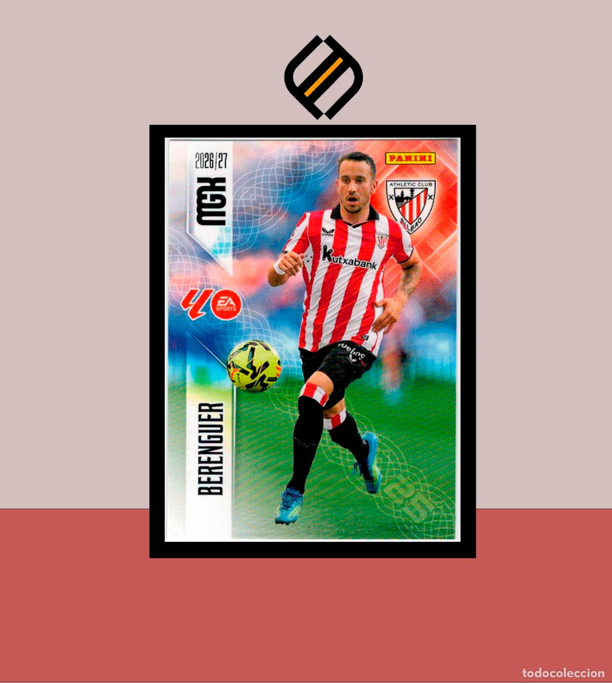 Football Stickers: MEGACRACKS 2026 2027 26 27 PANINI N&ordm; 50 BERENGUER ATHLETIC CLUB BILBAO COLECCI&Oacute;N ALB&Uacute;M MGK
