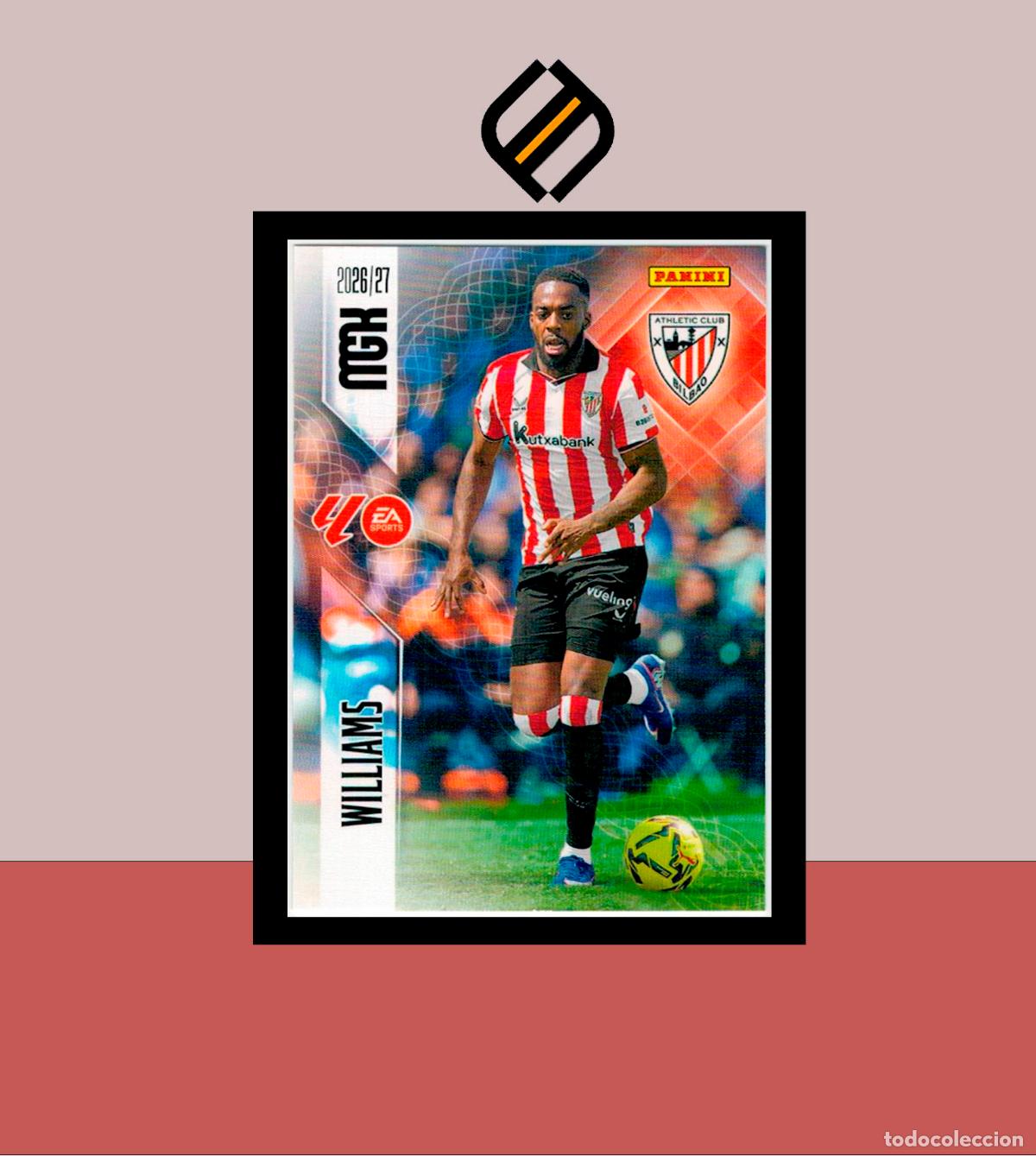 Football Stickers: MEGACRACKS 2026 2027 26 27 PANINI N&ordm; 52 WILLIAMS ATHLETIC CLUB BILBAO COLECCI&Oacute;N ALB&Uacute;M MGK