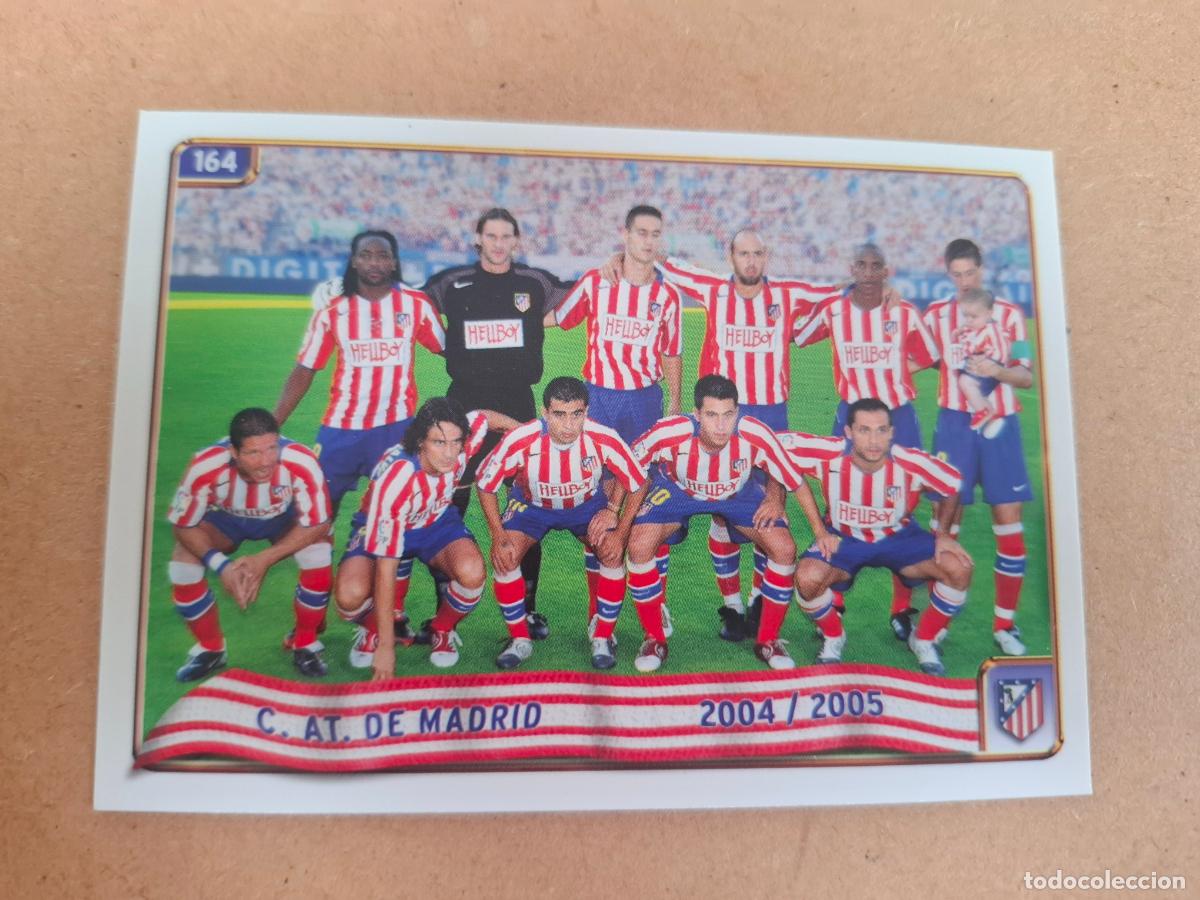 Fu&szlig;ball-Sticker: MUNDICROMO 2004 2005 04 05 - 164 HIMNO / EQUIPO - AT. MADRID