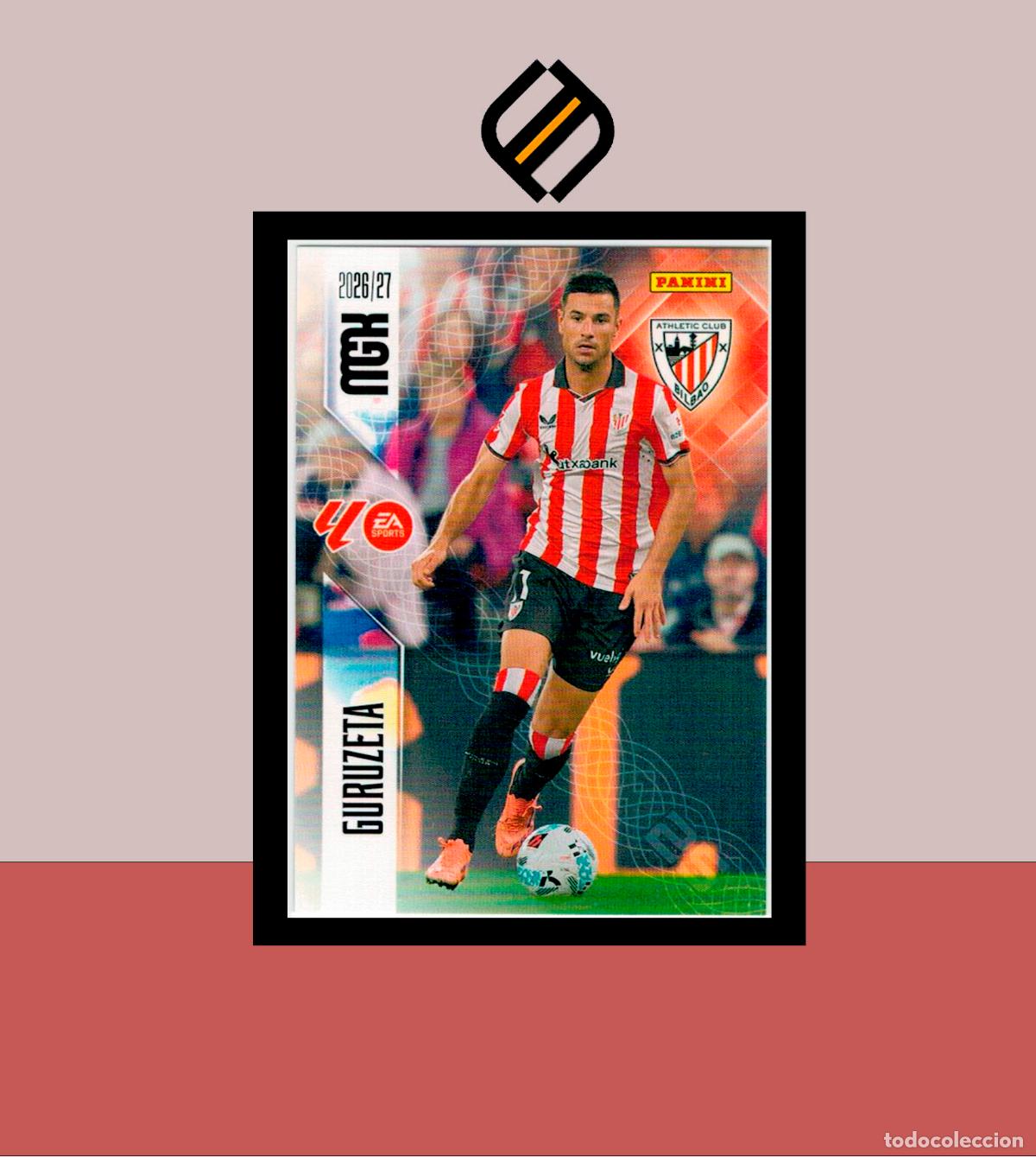 Fu&szlig;ball-Sticker: MEGACRACKS 2026 2027 26 27 PANINI N&ordm; 53 GURUZETA ATHLETIC CLUB BILBAO COLECCI&Oacute;N ALB&Uacute;M MGK