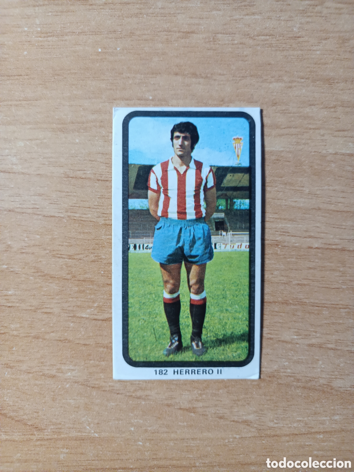 Cromos de f&uacute;tbol: HERRERO II Gij&oacute;n R.Romero 74.75
