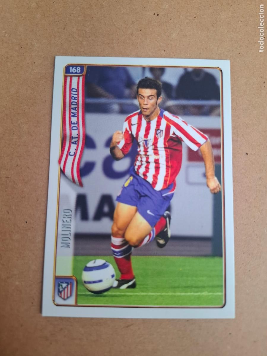 Cromos de f&uacute;tbol: MUNDICROMO 2004 2005 04 05 - 168 MOLINERO ( ERROR ) - AT. MADRID