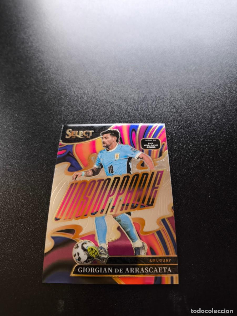 Cromos de f&uacute;tbol: U6 de Arrascaeta URUGUAY UNSTOPPABLE PANINI SELECT ROAD TO FIFA WORLD CUP MUNDIAL 2026 LIGA ESTE