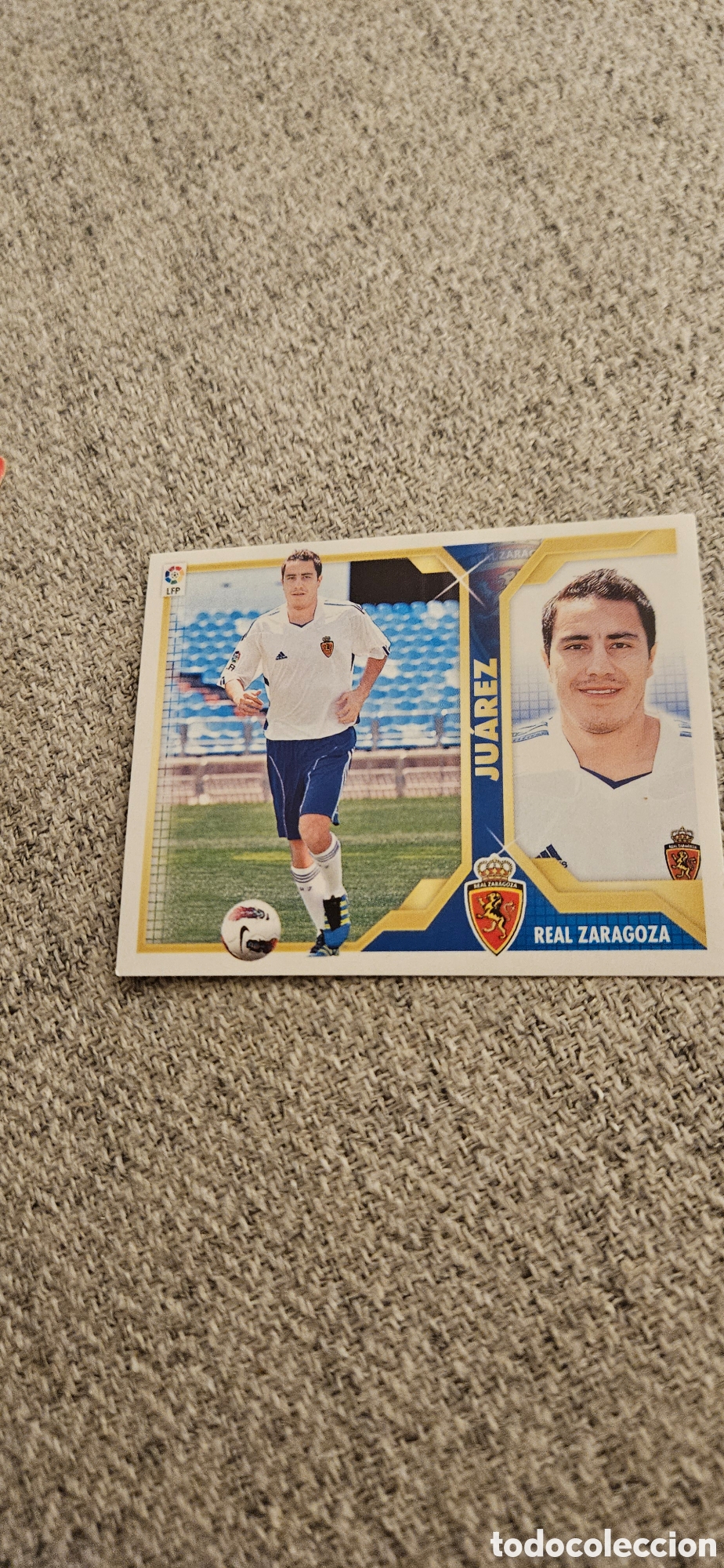 Cromos de f&uacute;tbol: Ju&aacute;rez Zaragoza este 2011 2012 11 12 sin pegar coloca