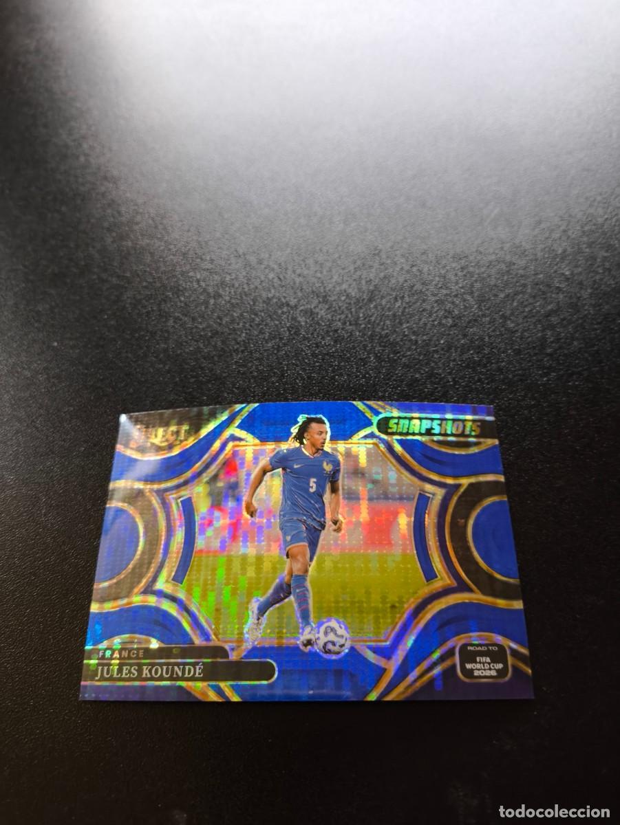 Cromos de f&uacute;tbol: SN23 Jules Kounde FRANCE BLUE PULSAR PANINI SELECT ROAD TO FIFA WORLD CUP MUNDIAL 2026 NO LIGA ESTE