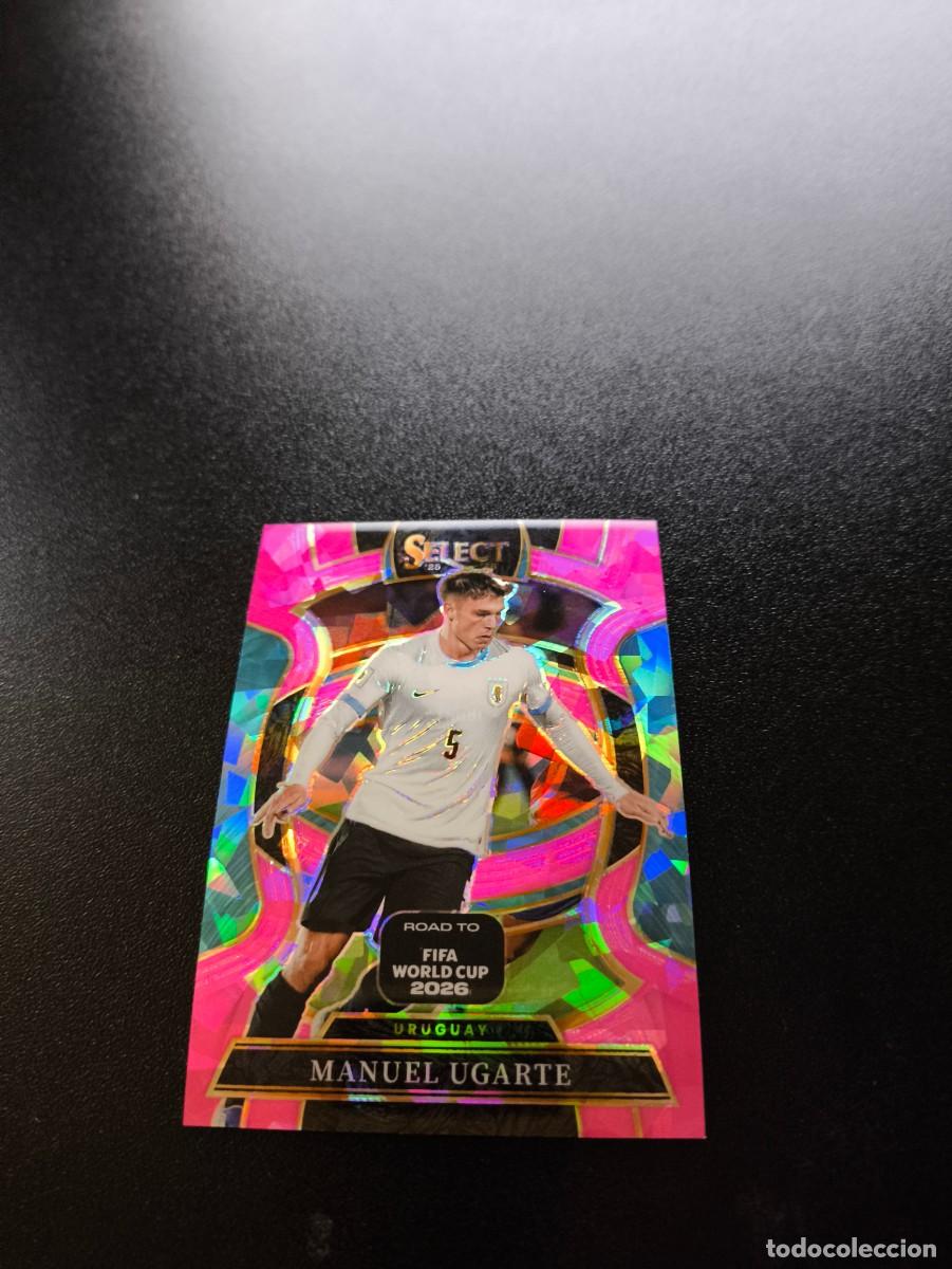 Cromos de f&uacute;tbol: 18 Manuel Ugarte URUGUAY PINK ICE PANINI SELECT ROAD TO FIFA WORLD CUP MUNDIAL 2026 NO LIGA ESTE