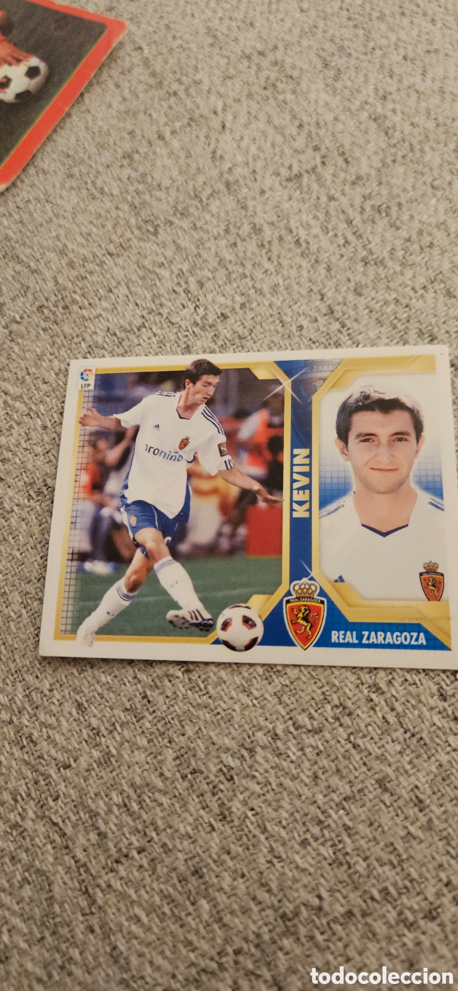 Cromos de f&uacute;tbol: Kevin Zaragoza este 2011 2012 11 12 sin pegar coloca