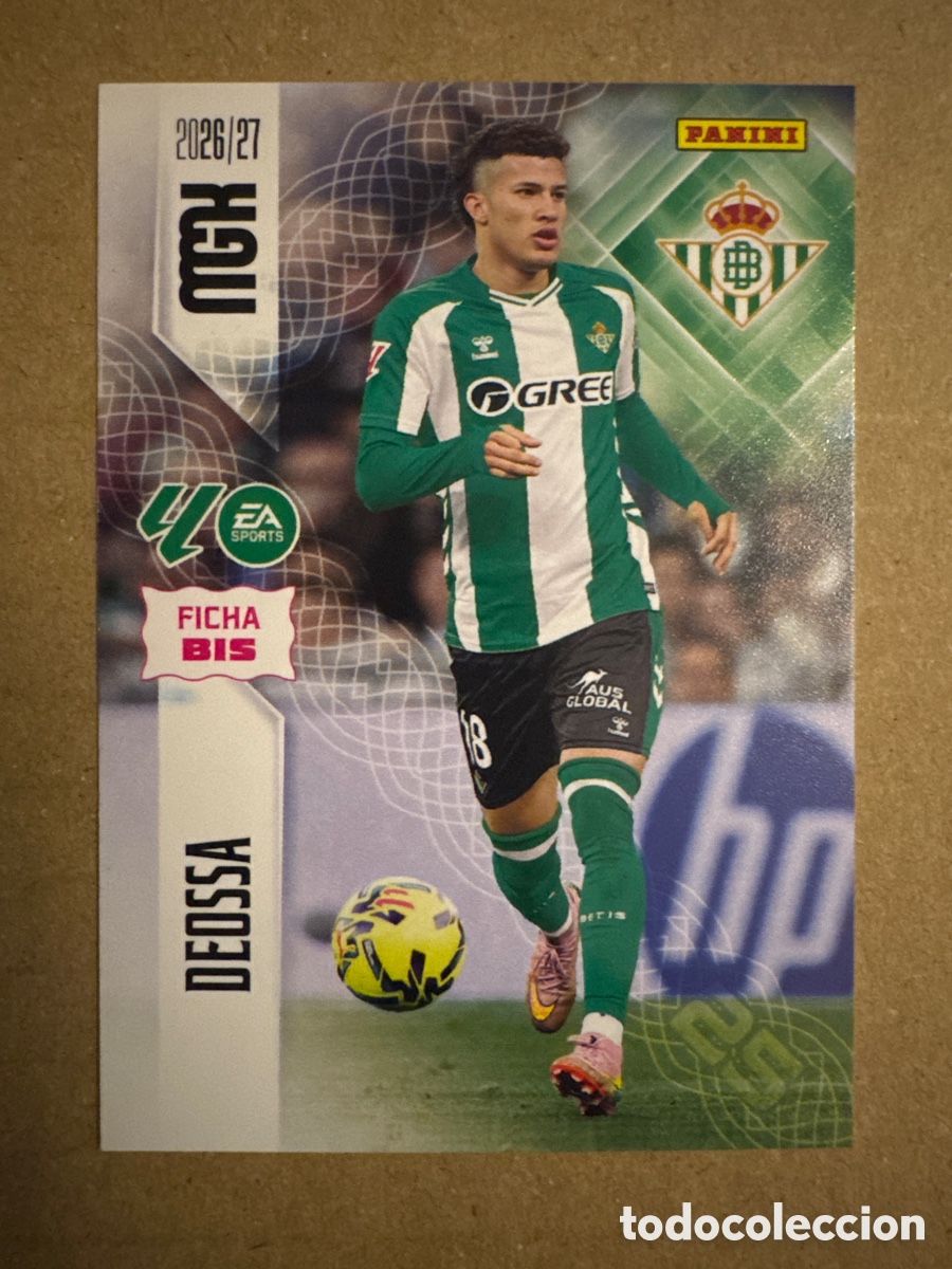 Cromos de f&uacute;tbol: # BIS 100 Deossa Real Betis Megacracks 26 27 2026 2027 2 Segunda 2a 2&ordf; Edici&oacute;n