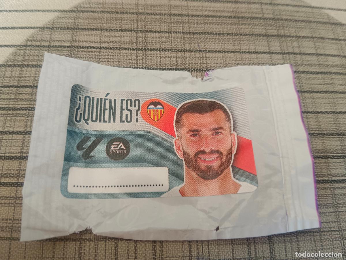 Cromos de f&uacute;tbol: TEMPORADA 2026 2027 26 27 CHICLE QUIEN ES VALENCIA CHICLES ESTE