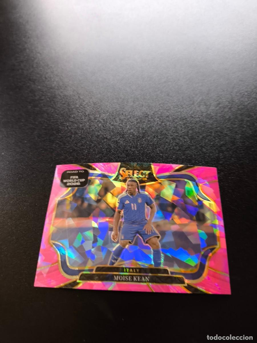 Cromos de f&uacute;tbol: 230 Moise Kean ITALIA PINK ICE PANINI SELECT ROAD TO FIFA WORLD CUP MUNDIAL 2026 NO LIGA ESTE