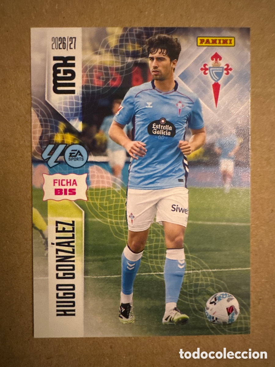Cromos de f&uacute;tbol: # BIS 123 Hugo Gonz&aacute;lez Celta de Vigo Megacracks 26 27 2026 2027 2 Segunda 2a 2&ordf; Edici&oacute;n