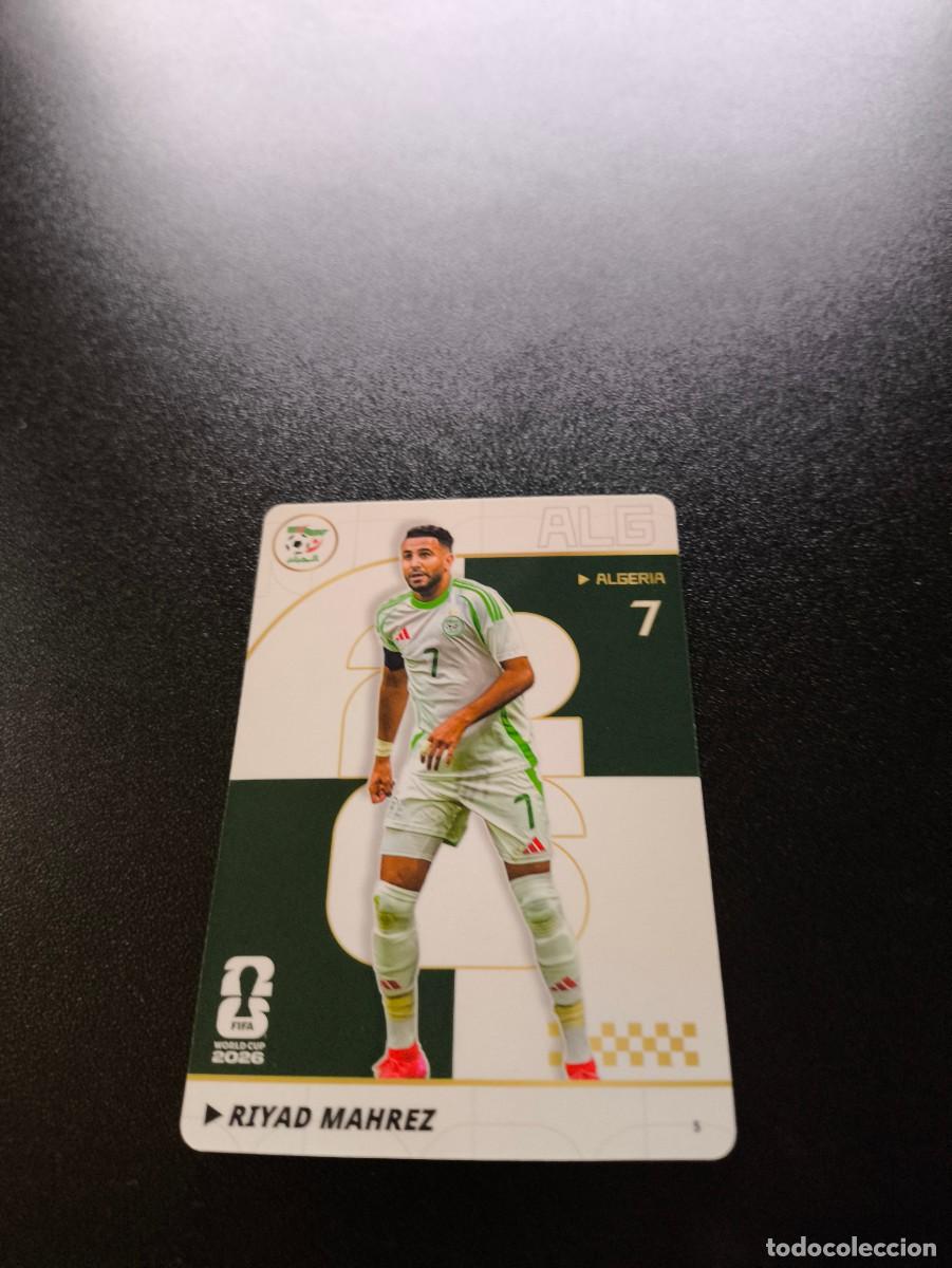 Cromos de f&uacute;tbol: 5 Riyad Mahrez ALGERIA PANINI KAYOU FIFA WORLD CUP MUNDIAL 2026 NO LIGA ESTE MEGACRACKS