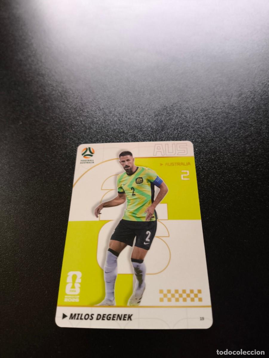 Cromos de f&uacute;tbol: 19 Milos Degenek AUSTRALIA PANINI KAYOU FIFA WORLD CUP MUNDIAL 2026 NO LIGA ESTE MEGACRACKS