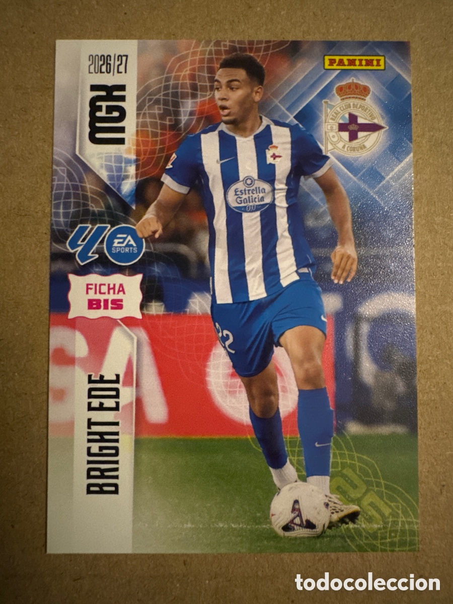 Cromos de f&uacute;tbol: # BIS 133 Bright Ede Deportivo Coru&ntilde;a Megacracks 26 27 2026 2027 2 Segunda 2a 2&ordf; Edici&oacute;n