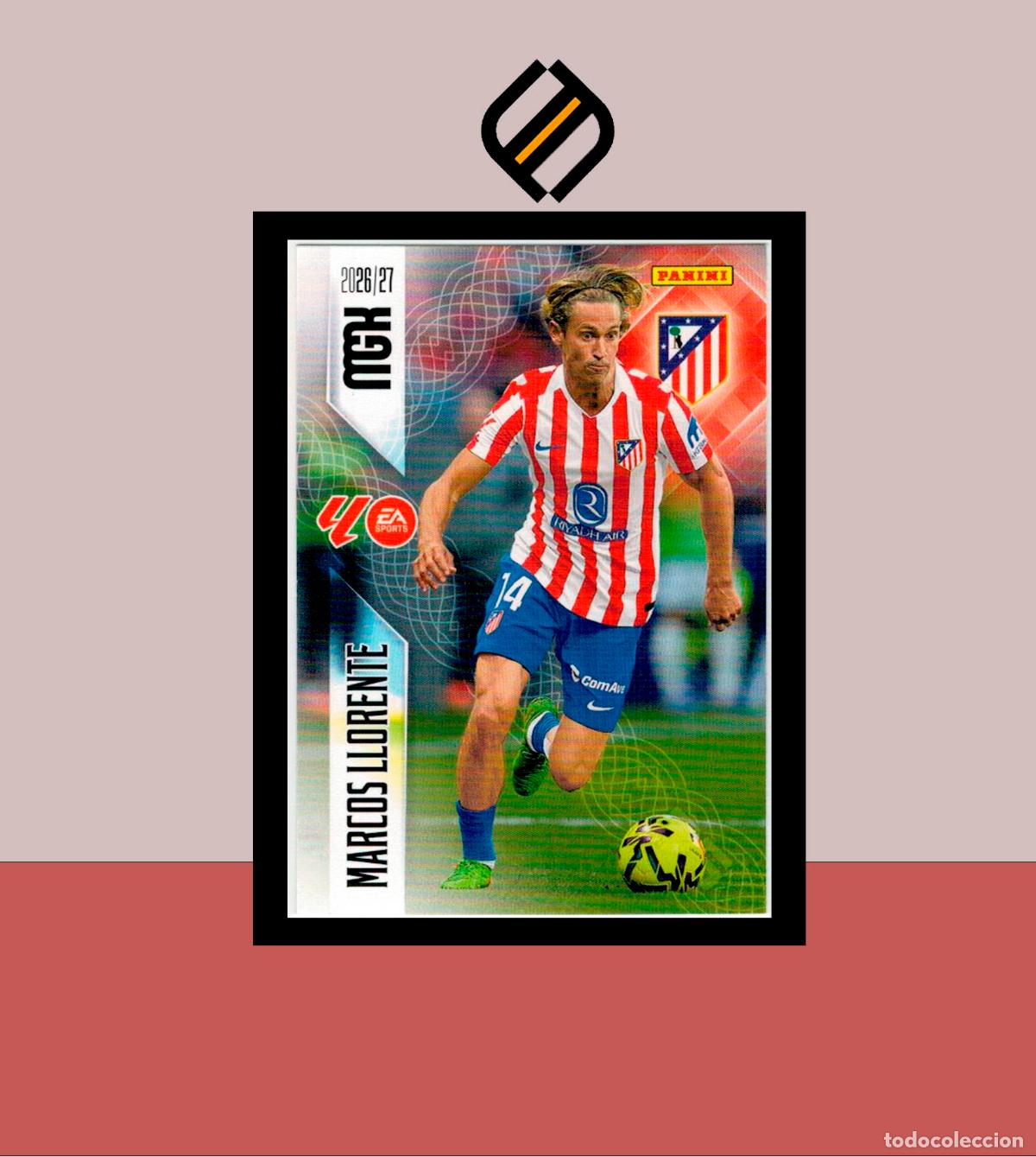 Cromos de f&uacute;tbol: MEGACRACKS 2026 2027 26 27 PANINI N&ordm; 58 MARCOS LLORENTE ATL&Eacute;TICO MADRID COLECCI&Oacute;N ALB&Uacute;M MGK