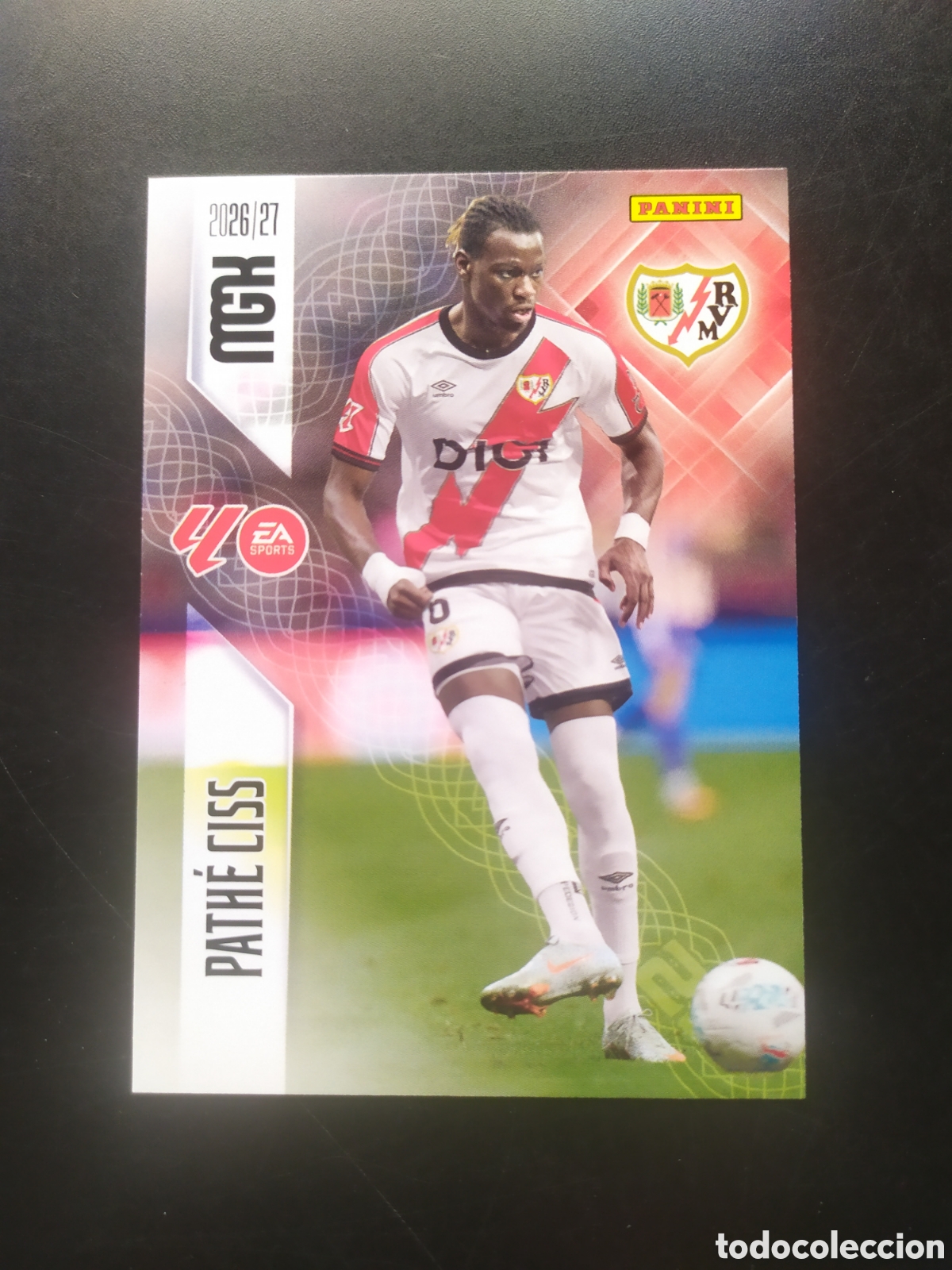 Cromos de f&uacute;tbol: Megacracks 2026 2027 26 27 panini Pathe Ciss n&deg; 299 Rayo Vallecano