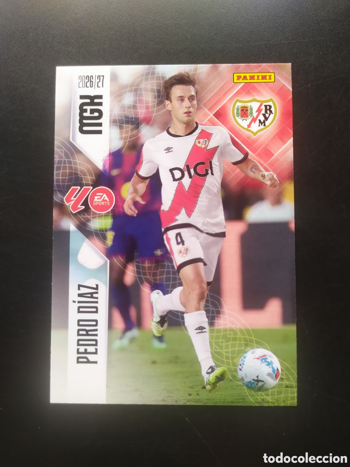 Cromos de f&uacute;tbol: Megacracks 2026 2027 26 27 panini Pedro Diaz n&deg; 298 Rayo Vallecano
