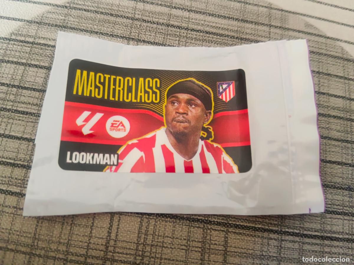 Cromos de f&uacute;tbol: TEMPORADA 2026 2027 26 27 CHICLE MASTERCLASS LOOKMAN ATLETICO DE MADRID ESTE