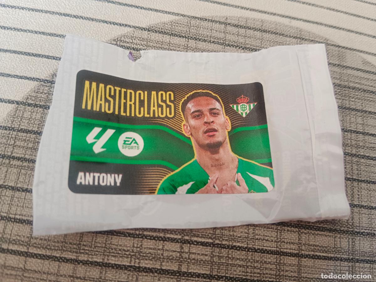 Cromos de f&uacute;tbol: TEMPORADA 2026 2027 26 27 CHICLE MASTERCLASS ANTONY BETIS ESTE