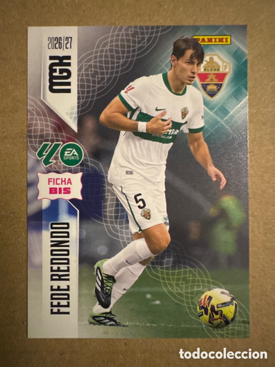 Cromos de f&uacute;tbol: # BIS 152 Fede Redondo Elche Megacracks 26 27 2026 2027 2 Segunda 2a 2&ordf; Edici&oacute;n