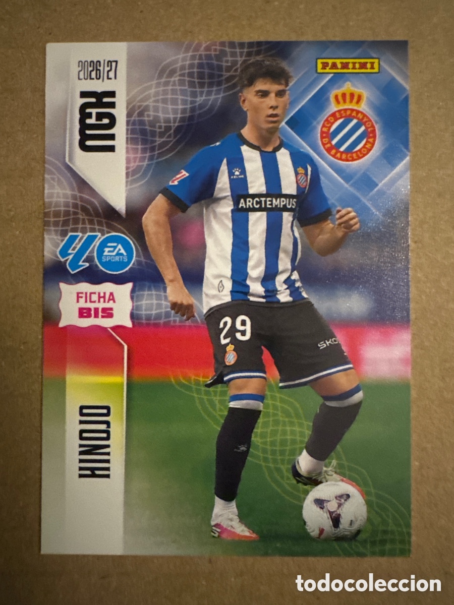 Cromos de f&uacute;tbol: # BIS 170 Hinojo Espanyol Megacracks 26 27 2026 2027 2 Segunda 2a 2&ordf; Edici&oacute;n