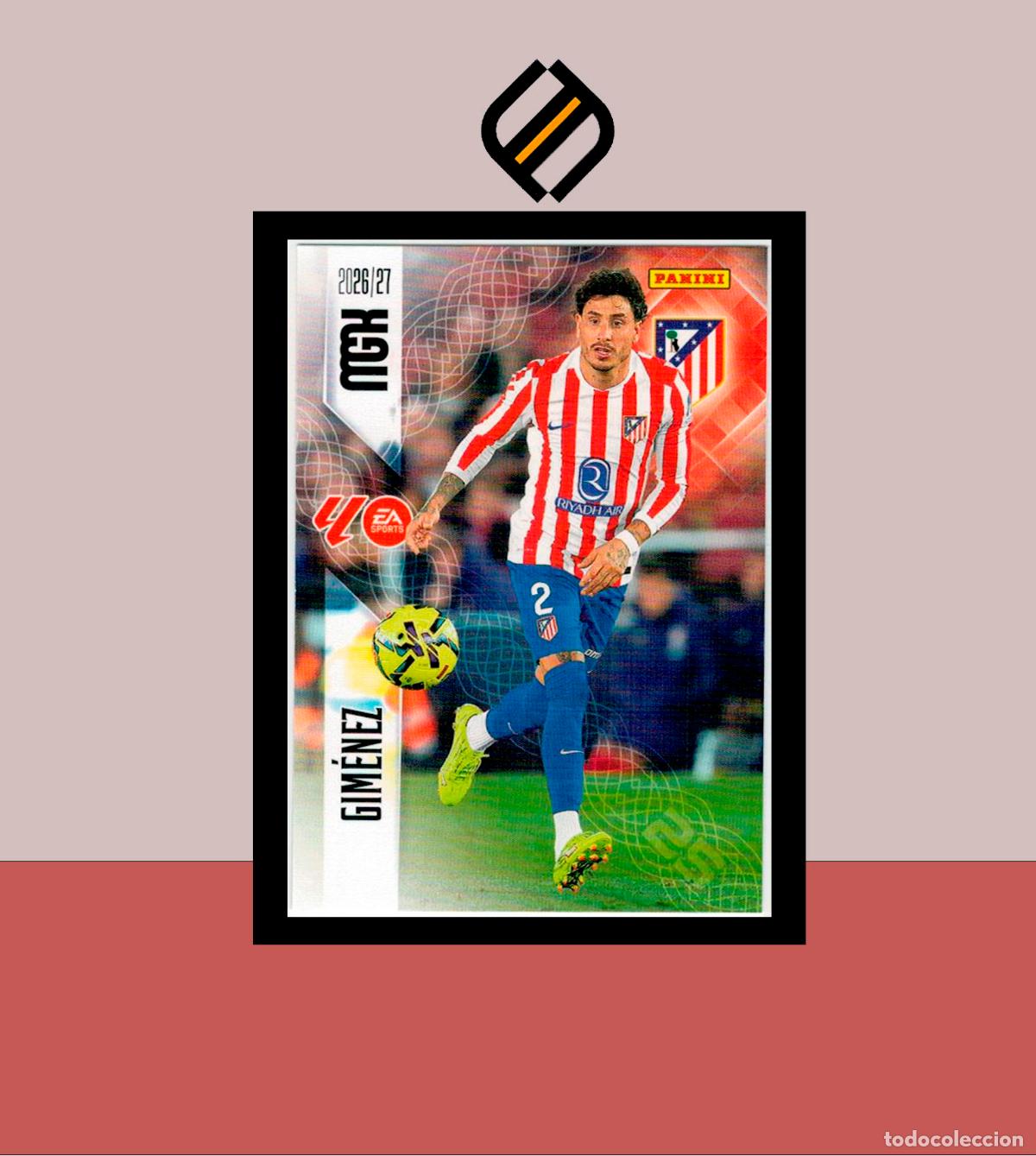 Cromos de f&uacute;tbol: MEGACRACKS 2026 2027 26 27 PANINI N&ordm; 61 GIM&Eacute;NEZ ATL&Eacute;TICO MADRID COLECCI&Oacute;N ALB&Uacute;M MGK