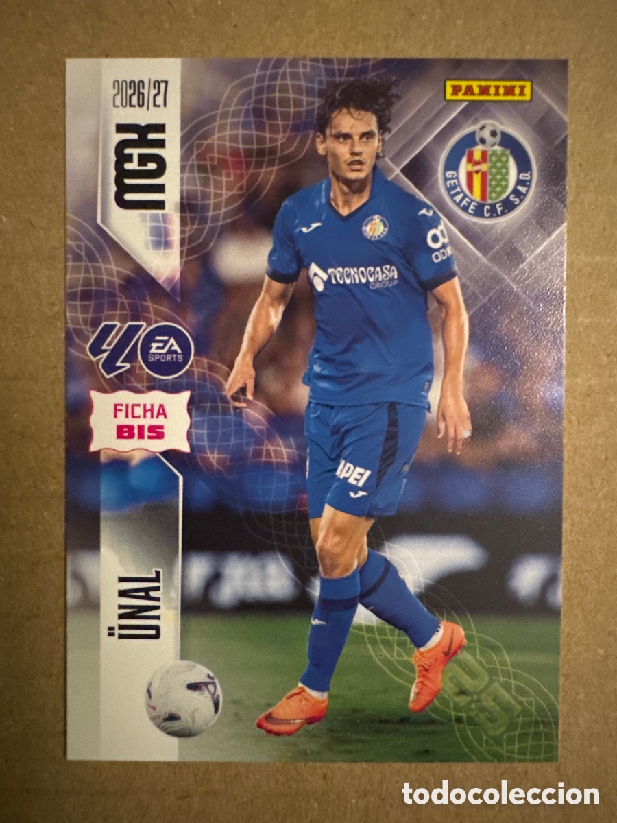 Cromos de f&uacute;tbol: # BIS 196 &Uuml;nal Getafe Megacracks 26 27 2026 2027 2 Segunda 2a 2&ordf; Edici&oacute;n