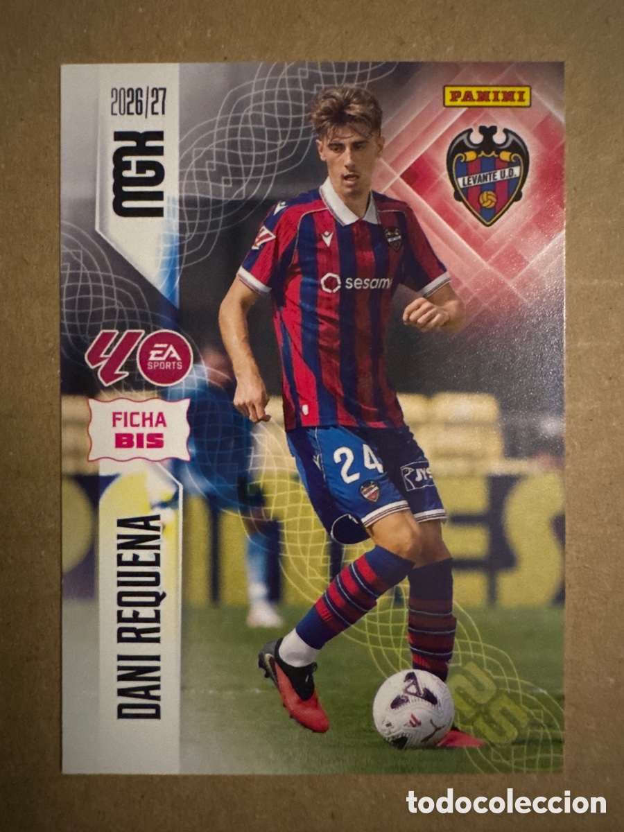 Cromos de f&uacute;tbol: # BIS 208 Dani Requena Levante Megacracks 26 27 2026 2027 2 Segunda 2a 2&ordf; Edici&oacute;n